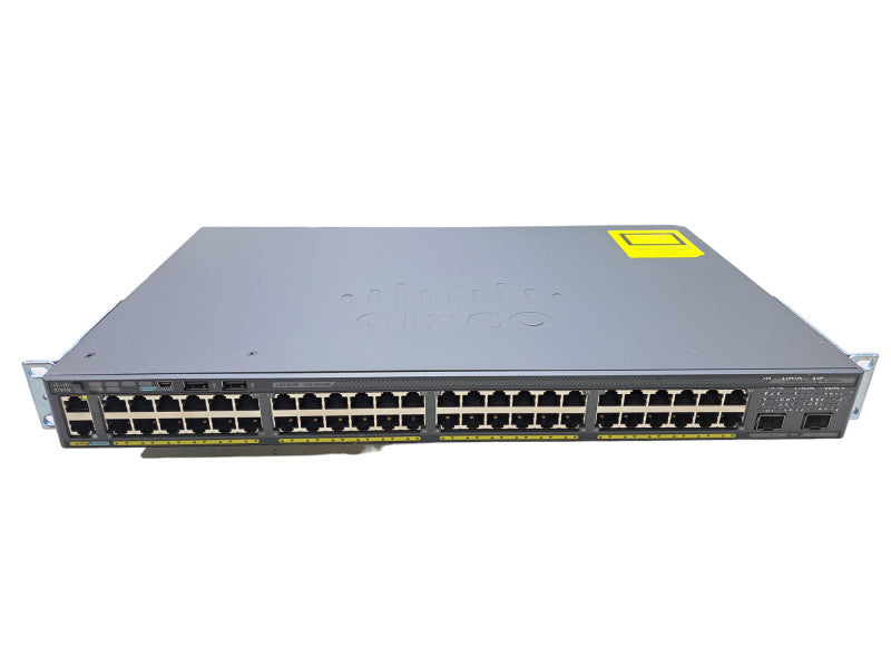 Cisco WS-C2960X-48TD-L | 48 Port Gigabit Switch | 2x 10G SFP+ UpLinks