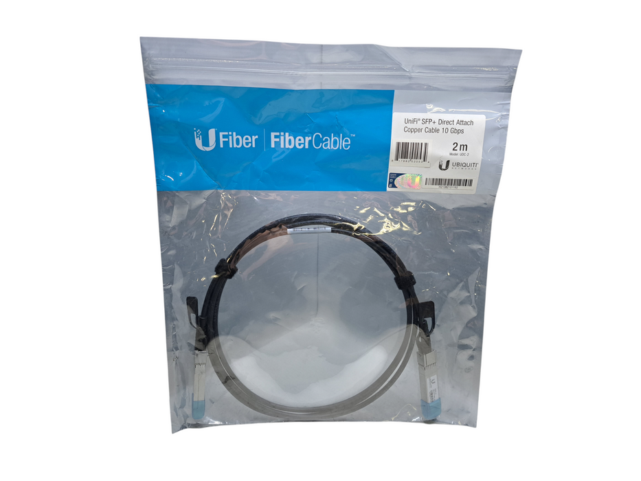 Ubiquiti UniFi Direct Attach Copper Cable 10 Gbps 2 Meters UDC-2 SFP+ Passive
