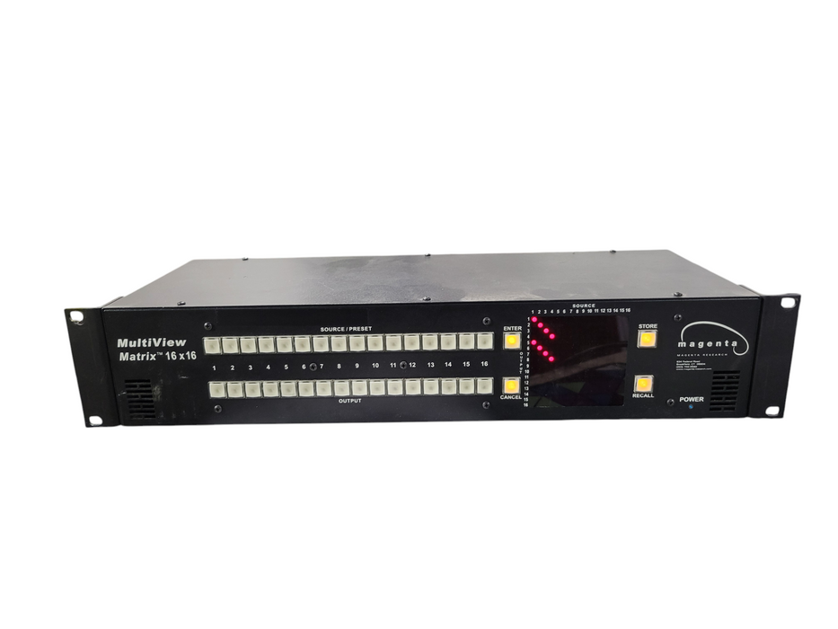 Magenta Research MultiView Matrix 16x16 Crosspoint Switcher AV Distribution