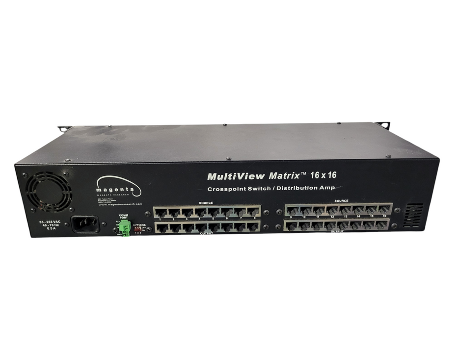 Magenta Research MultiView Matrix 16x16 Crosspoint Switcher AV Distribution