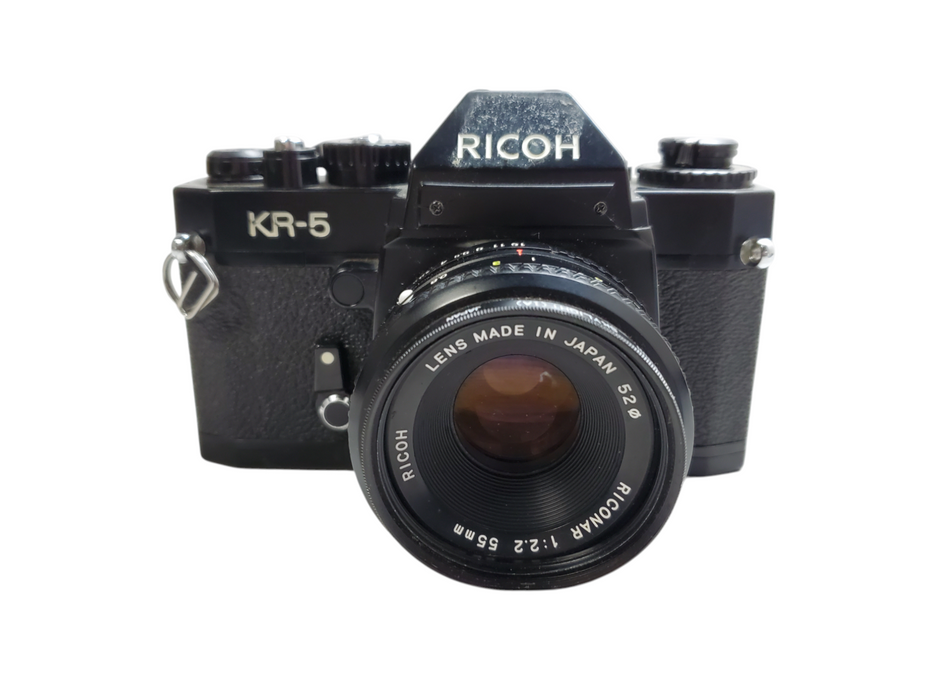 Ricoh KR-5 35mm Film Camera w/ 55mm Lens *READ*