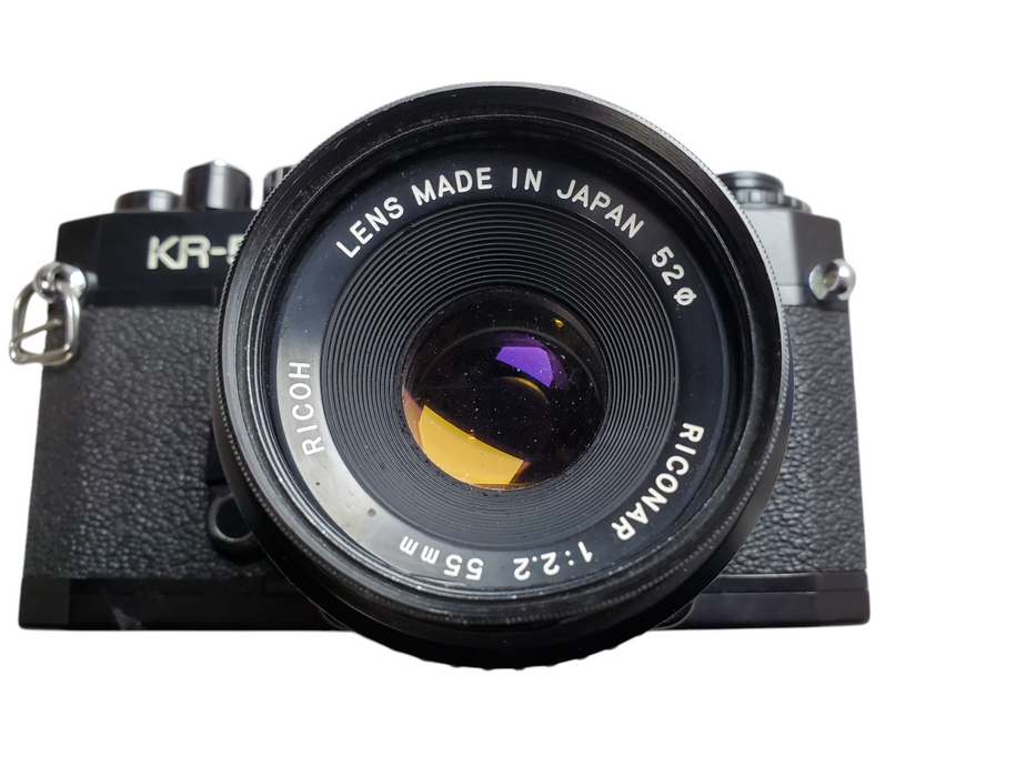 Ricoh KR-5 35mm Film Camera w/ 55mm Lens *READ*