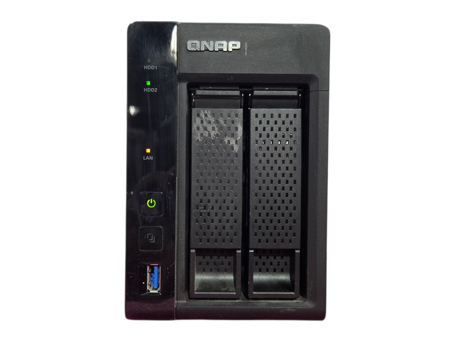 QNAP TS-253A 2-Bays NAS w/ 2x 3TB HDDs. No Power Adapter