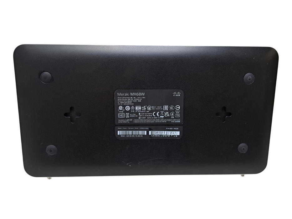 Cisco Meraki MX68W-HW | Cloud Managed Security Appliance UNCLAIMED
