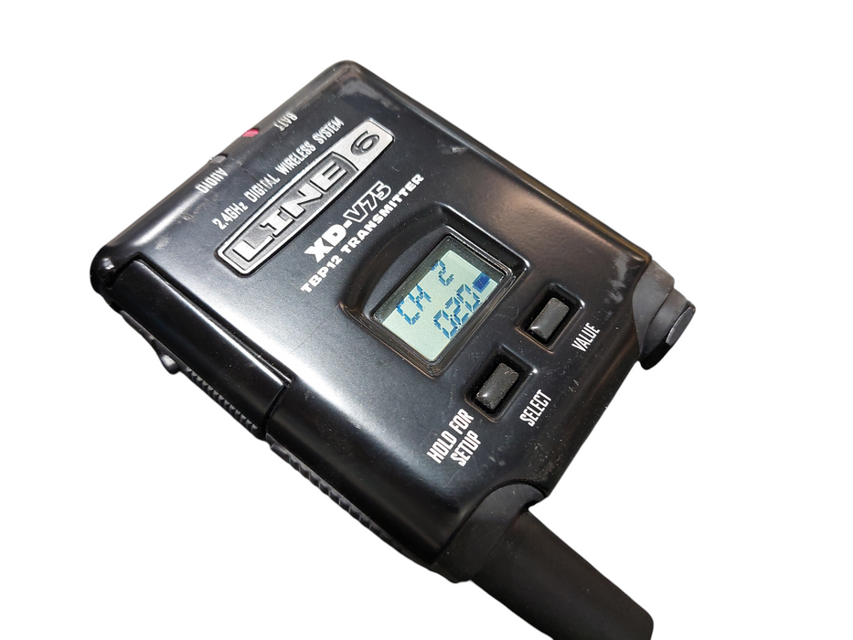 Line 6 Model: XD-V75 TBP12 Transmitter 2.4GHz Digital Wireless Systems (No Mic)