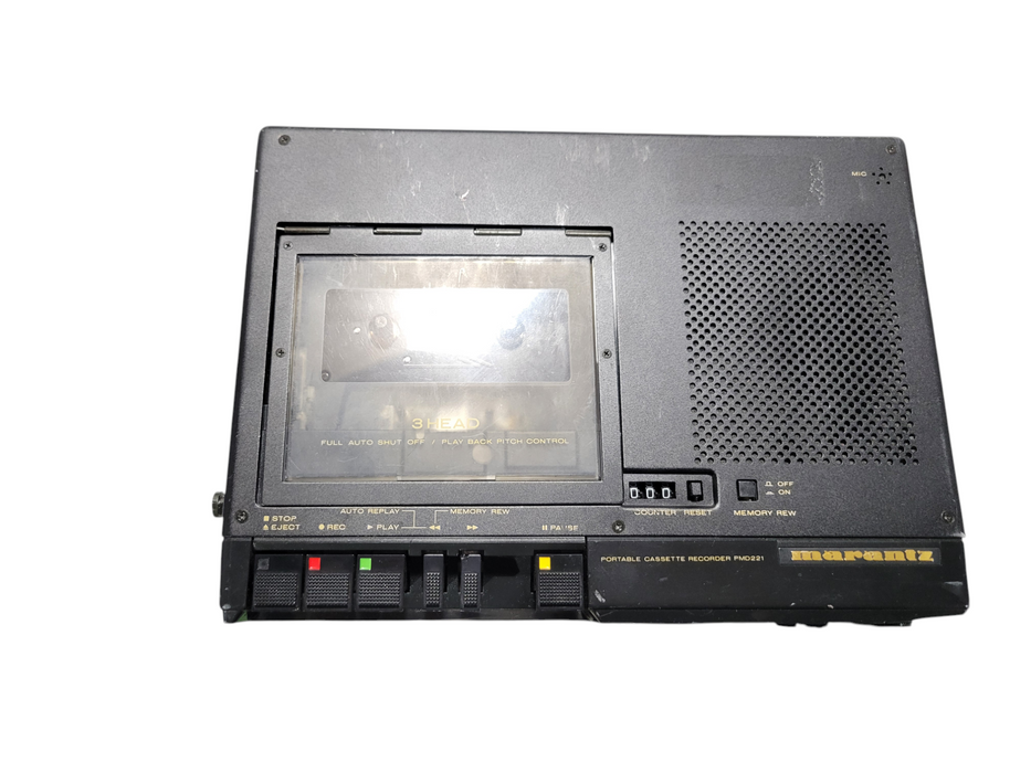 Marantz PMD221 Professional Portable Cassette Recorder