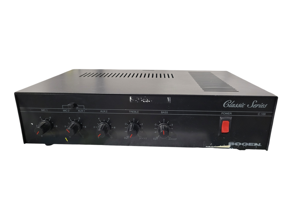 Bogen C-100 Classic Series 100W Public Address Mixer Amplifier