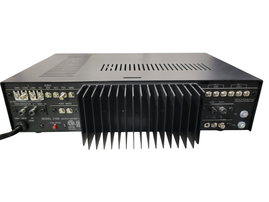 Bogen C-100 Classic Series 100W Public Address Mixer Amplifier