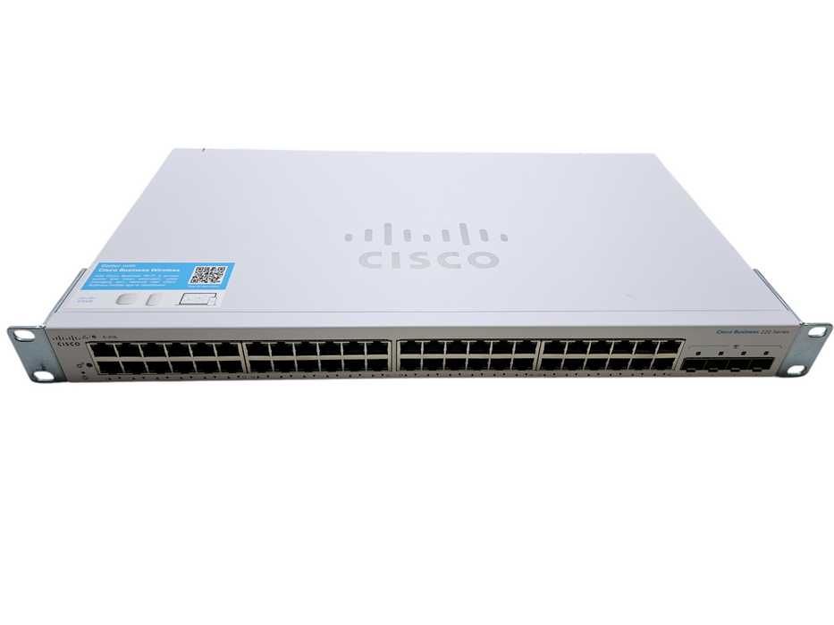 Cisco CBS220-48T-4G V02 | 48-Port Gigabit Smart Switch w/ 4x 1G SFP
