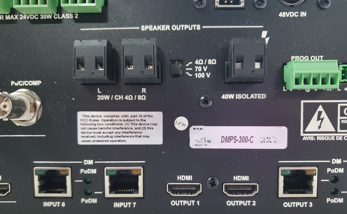 Crestron DMPS-300-C DigitalMedia Presentation System 300 *READ*