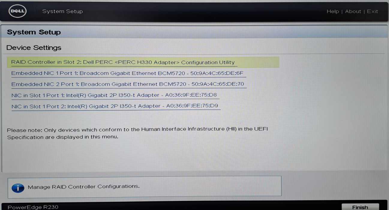 Dell PowerEdge R230 2x 3.5" | Xeon E3-1270 v6 @3.80GHz, 8GB DDR4, PERC H330