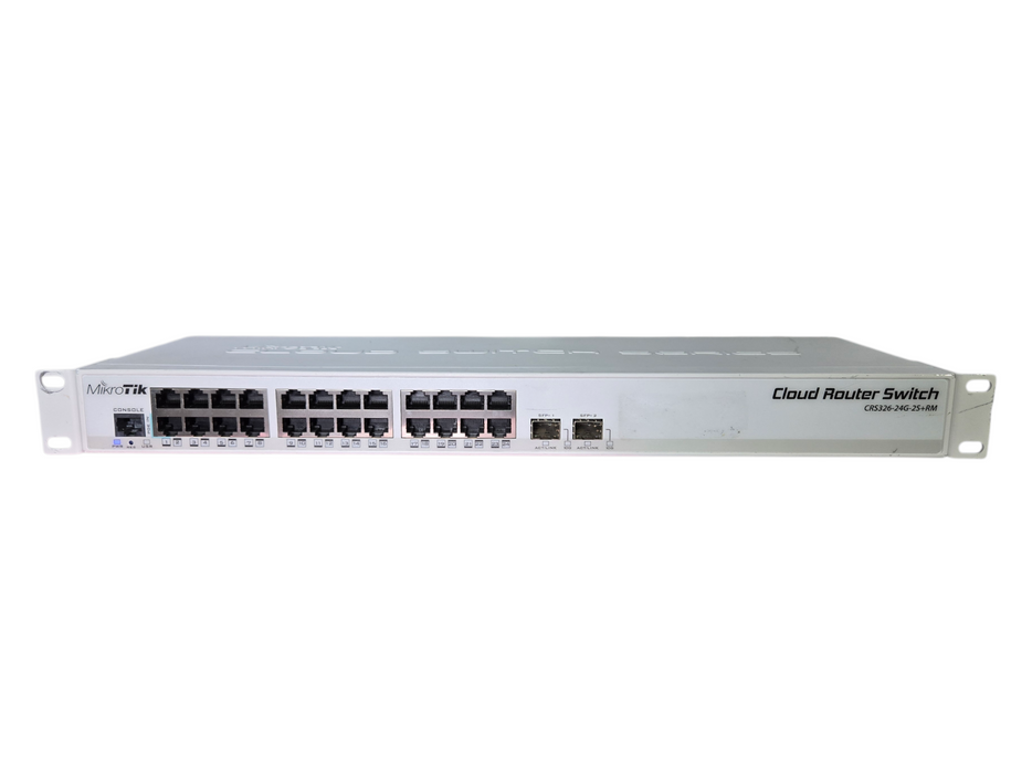 MikroTik CRS326-24G-2S+RM 24 Gigabit Port Switch