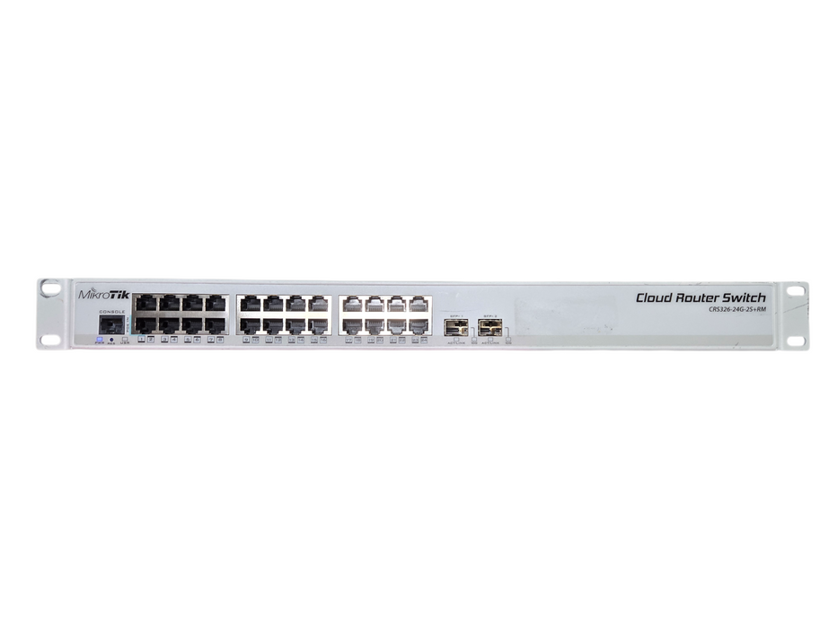 MikroTik CRS326-24G-2S+RM 24 Gigabit Port Switch