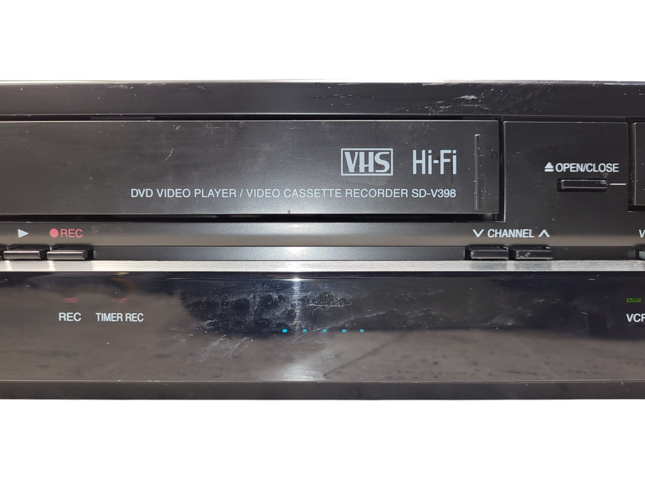 Toshiba SDV398KC2 DVD/VCR VHS Combo Player Recorder No Remote