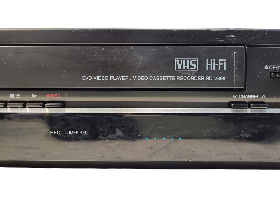 Toshiba SDV398KC2 DVD/VCR VHS Combo Player Recorder No Remote
