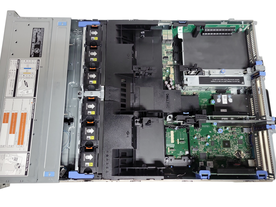 Dell PowerEdge R740 Barebone with 2x CPU Heatsinks only, No PSU/CPU/RAM, READ