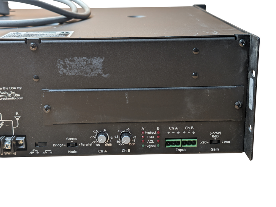Crest Audio CKi 800s professional 2-channel Power Audio Amplifier