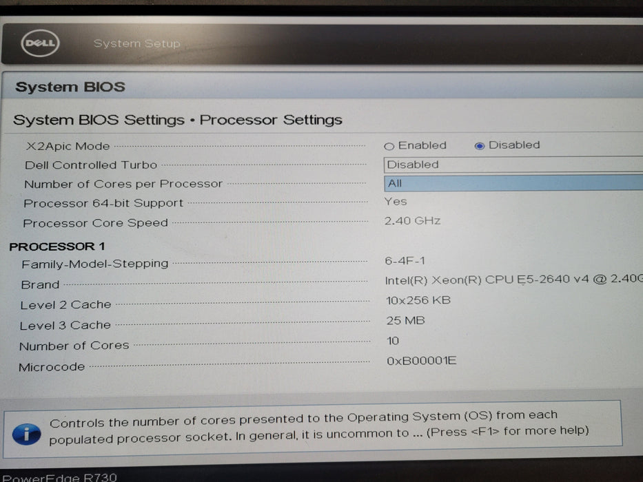 Dell PowerEdge R730 - Xeon E5-2640 v4 32GB DDR4 PERC H730 Mini 2x750W PSU