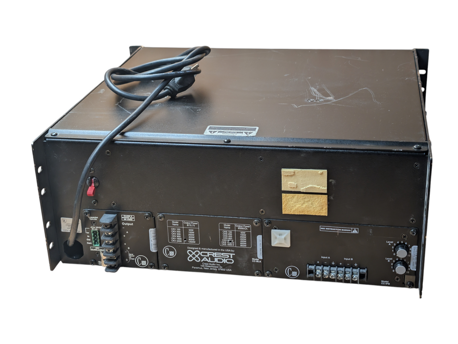 Crest Audio CKS1600-2 Professional Audio Power Amplifier PLEASE READ