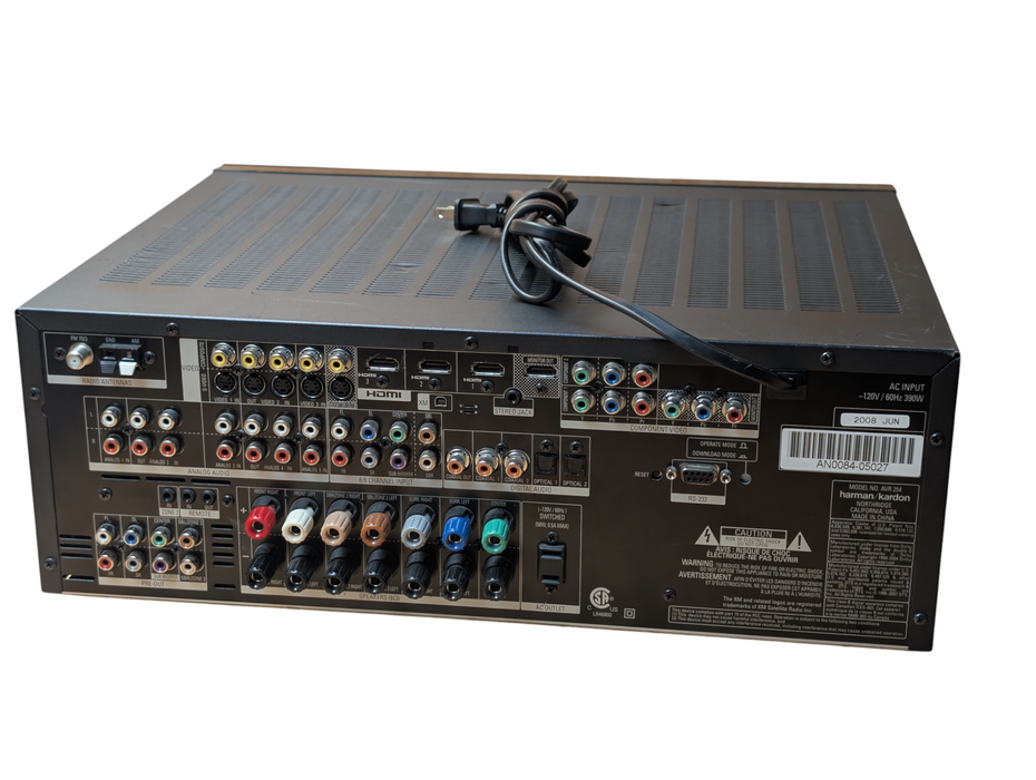 Harman/Kardon AVR 254 HDMI 7.1-channel home theater A/V receiver