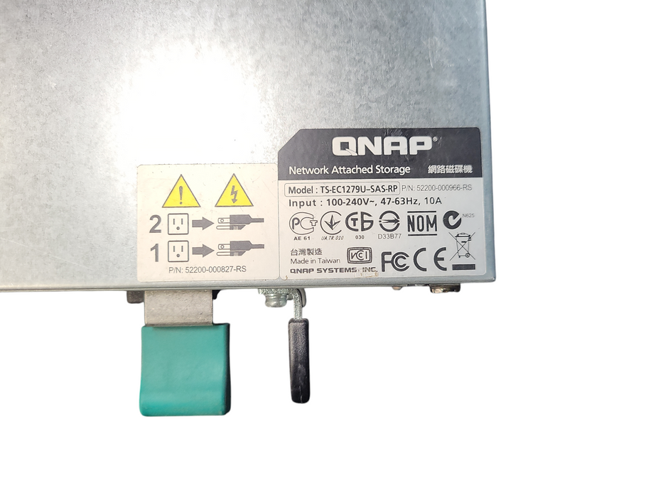 QNAP TS-EC1279U-SAS-RP 12-Bay SAS/SATA-Enabled Unified Storage, 2x 3TB SATA HDD