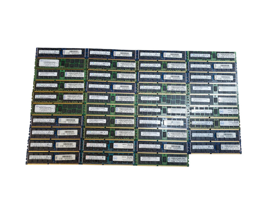 Lot of 39x, Assorted 16GB DDR3 Server RAM
