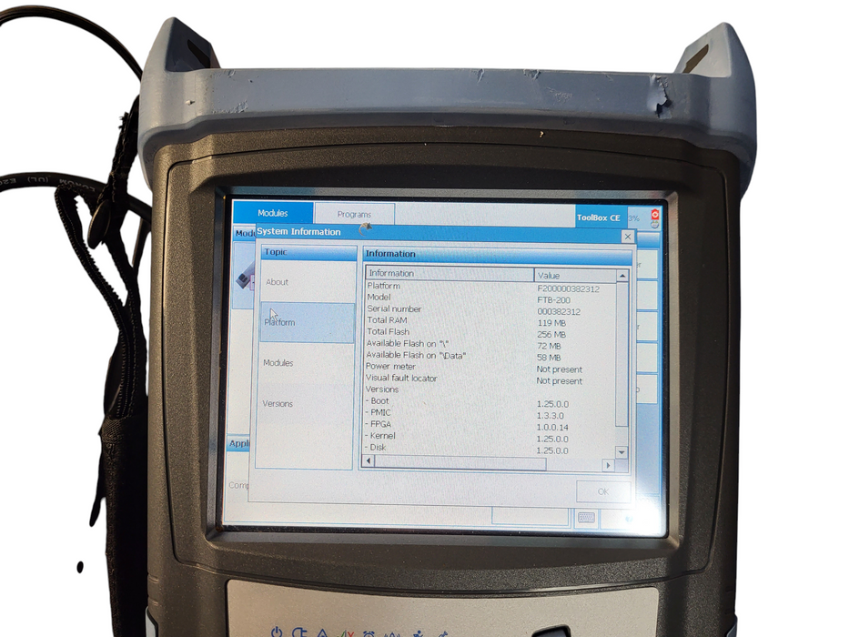 EXFO FTB-200-V2-S1 Mainframe Field Test Platform