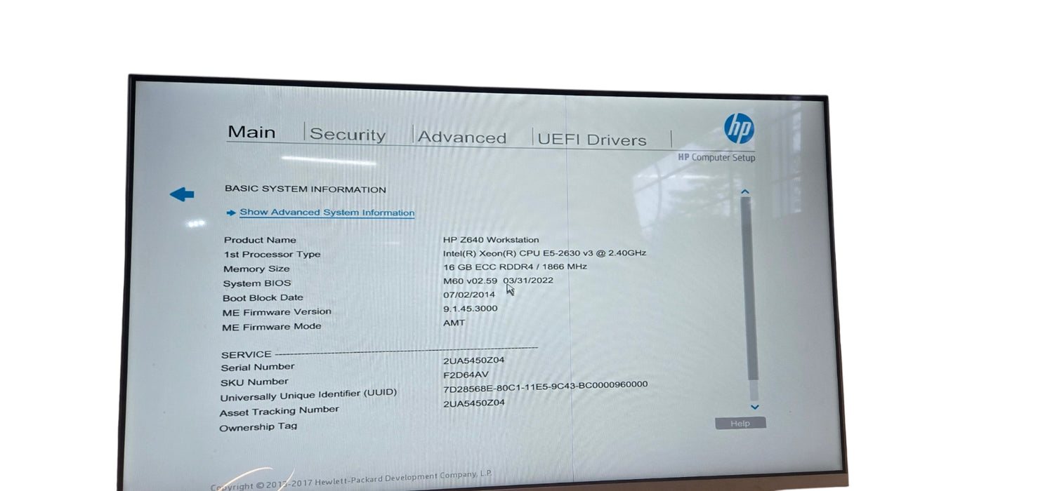 HP Z640 Workstation Xeon E-2630 V3 | 16GB DDR4 | No HDD|925W