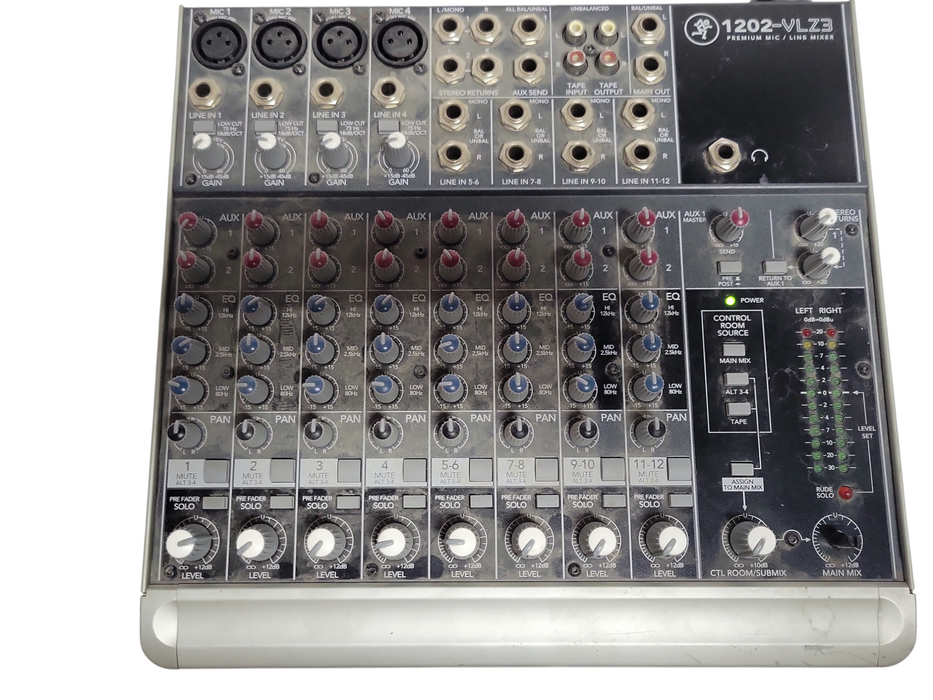Mackie 1202-VLZ3 Compact Premium Mic / Line Audio Mixer, READ