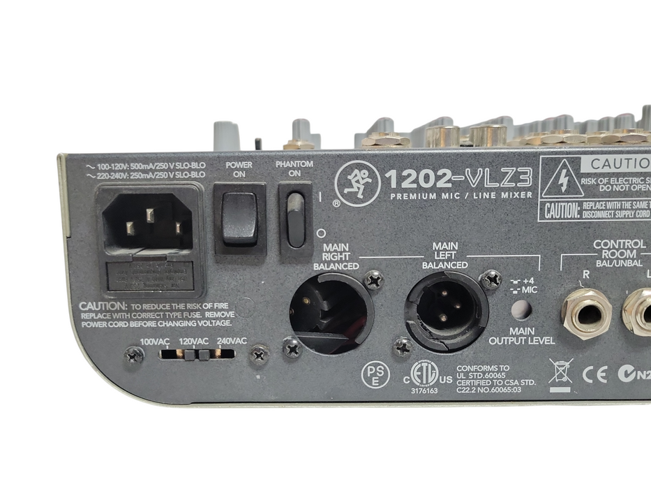 Mackie 1202-VLZ3 Compact Premium Mic / Line Audio Mixer, READ