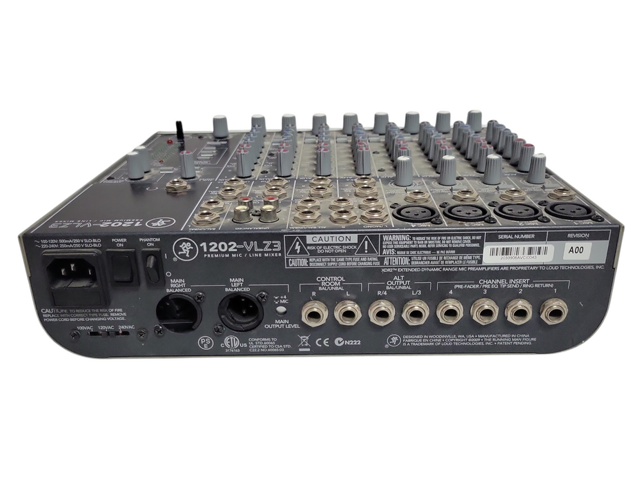 Mackie 1202-VLZ3 Compact Premium Mic / Line Audio Mixer, READ