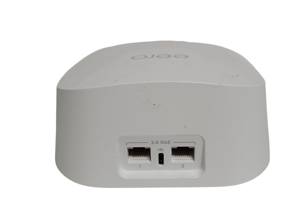 eero 7 Dual Band WiFi 7 PA10001 Mesh WiFi Router w/ Power adapter, read