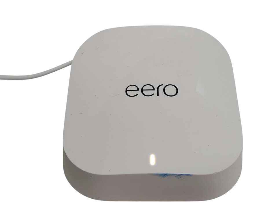 eero 7 Dual Band WiFi 7 PA10001 Mesh WiFi Router w/ Power adapter, read
