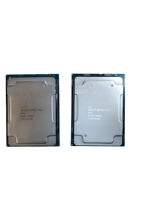 Pair of Intel Xeon Gold 6142 (SR3AY) 16-Core 2.60GHz CPU