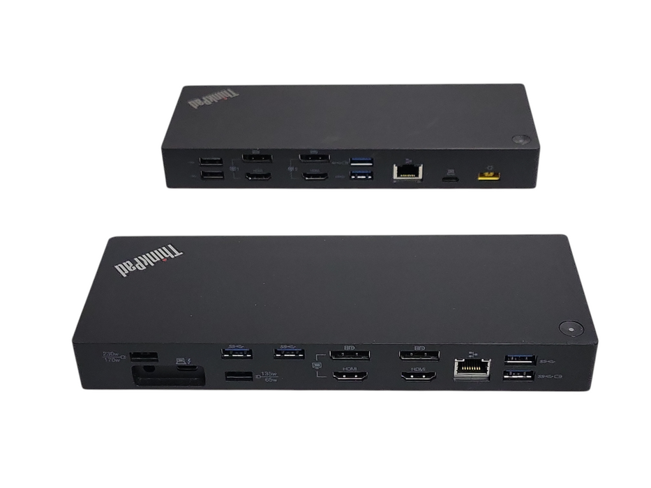 Lot of 2x Lenovo Thinkpad Docking Stations (1x 40AF and 1x 40AN) READ