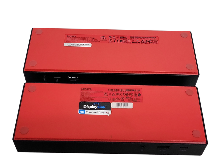 Lot of 2x Lenovo Thinkpad Docking Stations (1x 40AF and 1x 40AN) READ
