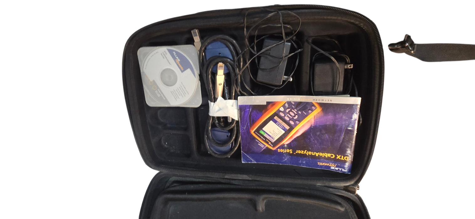 Fluke Networks DTX-1800 Cable Analyzer Kit w/ Smart Remote & Case | READ