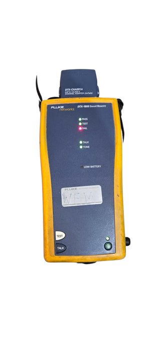 Fluke Networks DTX-1800 Cable Analyzer Kit w/ Smart Remote & Case | READ