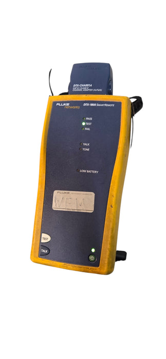 Fluke Networks DTX-1800 Cable Analyzer Kit w/ Smart Remote & Case | READ
