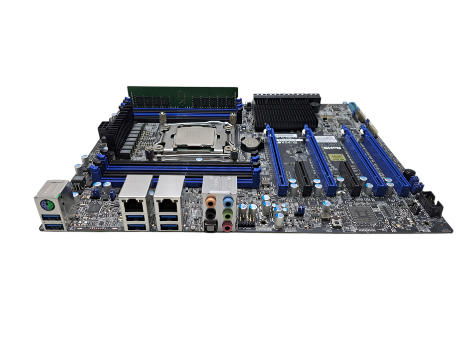 Supermicro X10SRA C612 Motherboard w/ Intel Xeon E5-2620 v4 @2.10GHz, 16GB DDR4