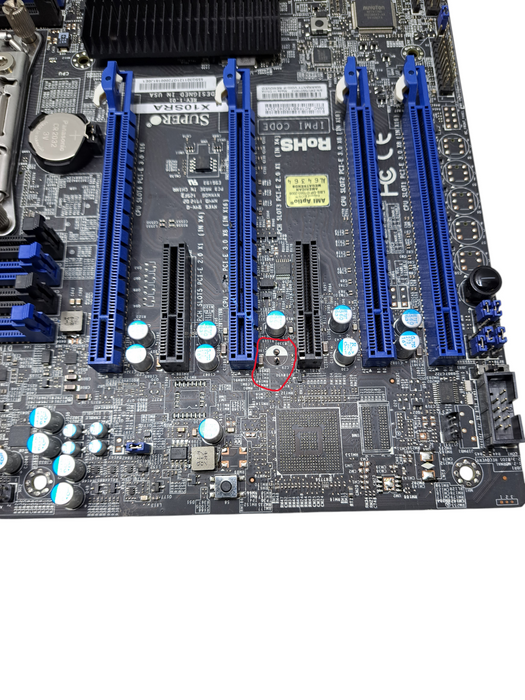 Supermicro X10SRA C612 Motherboard w/ Intel Xeon E5-2620 v4 @2.10GHz, 16GB DDR4