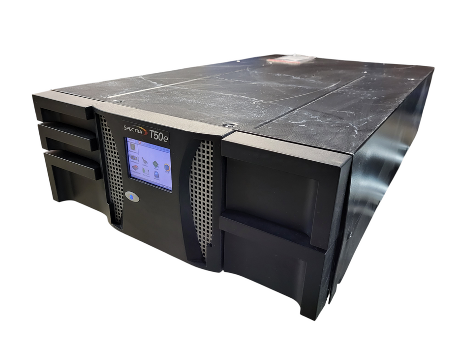 SPECTRA Logic T50e Tape Library w/ 2x IBM LTO-6 Ultrium FC Tape drive 35P2306