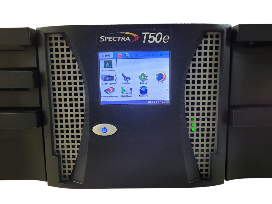 SPECTRA Logic T50e Tape Library w/ 2x IBM LTO-6 Ultrium FC Tape drive 35P2306