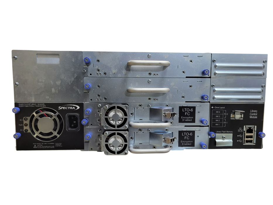 SPECTRA Logic T50e Tape Library w/ 2x IBM LTO-6 Ultrium FC Tape drive 35P2306