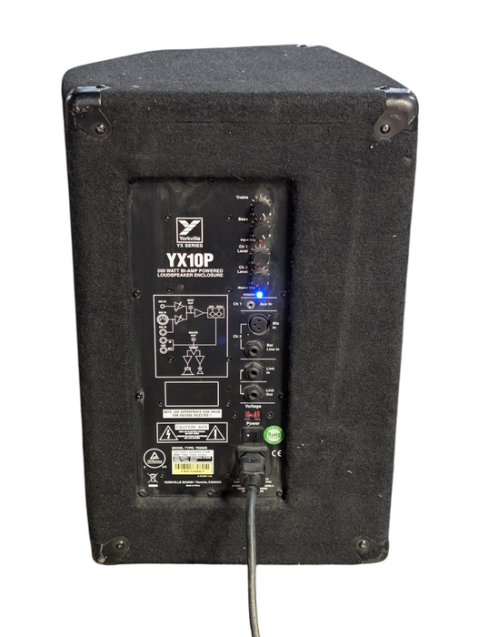 Yorkville YX10P 10 inch Woofer - 200 Watts Powered Loudspeaker