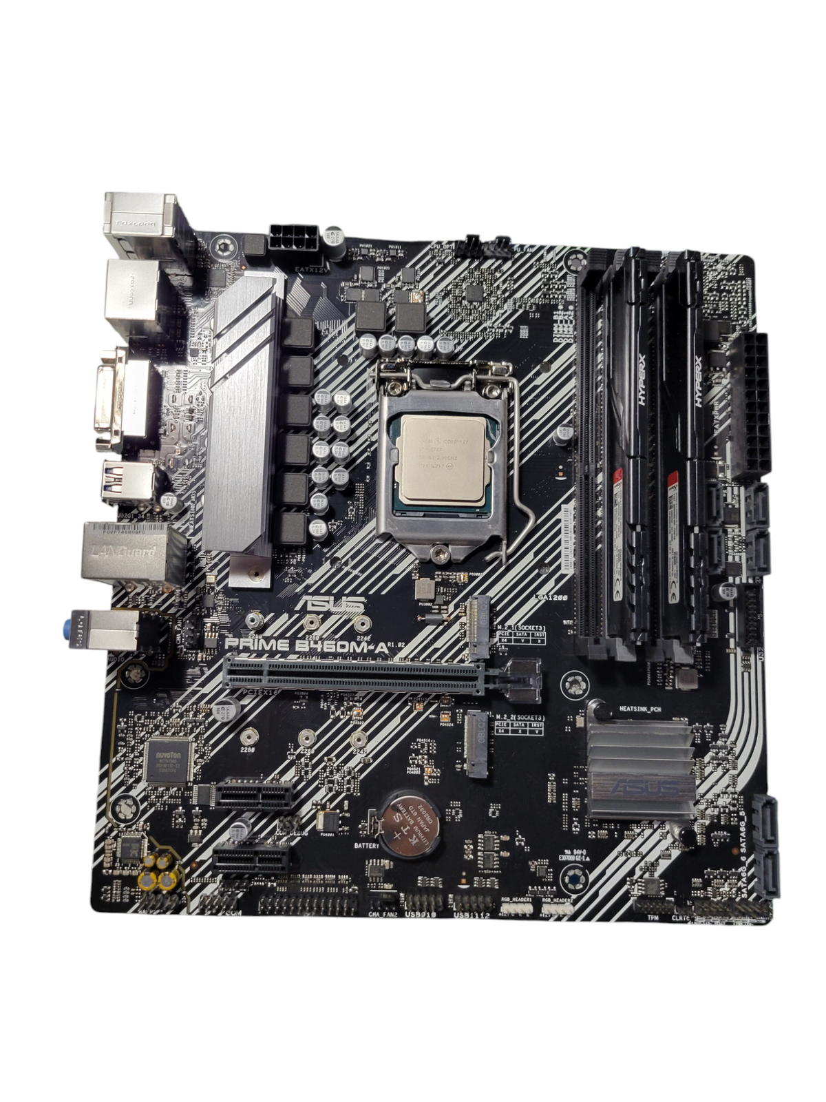 Intel Core i7-10700 ASUS PRIME B460M-A 16GB DDR4 + I/O Plate