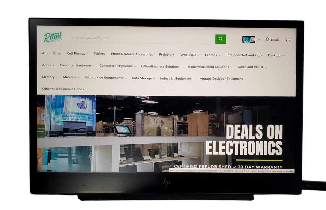 HP S14 14" Portable Monitor FHD 1080p IPS USB-C Display *READ*