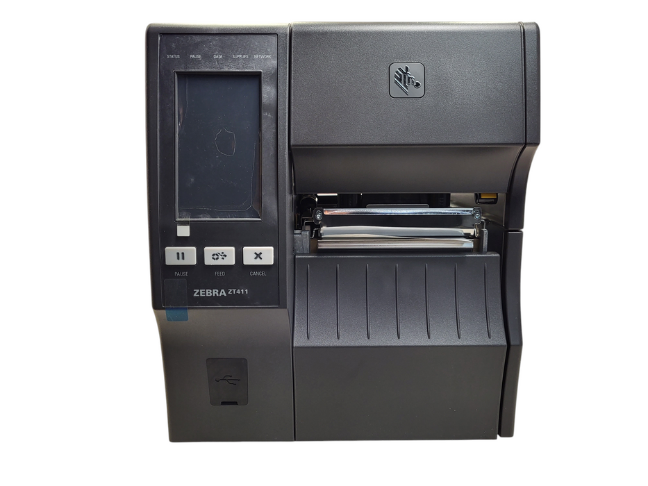 Zebra ZT411 Industrial Label Printer 203dpi Ethernet BT ZT41142-T01A000Z OpenBox