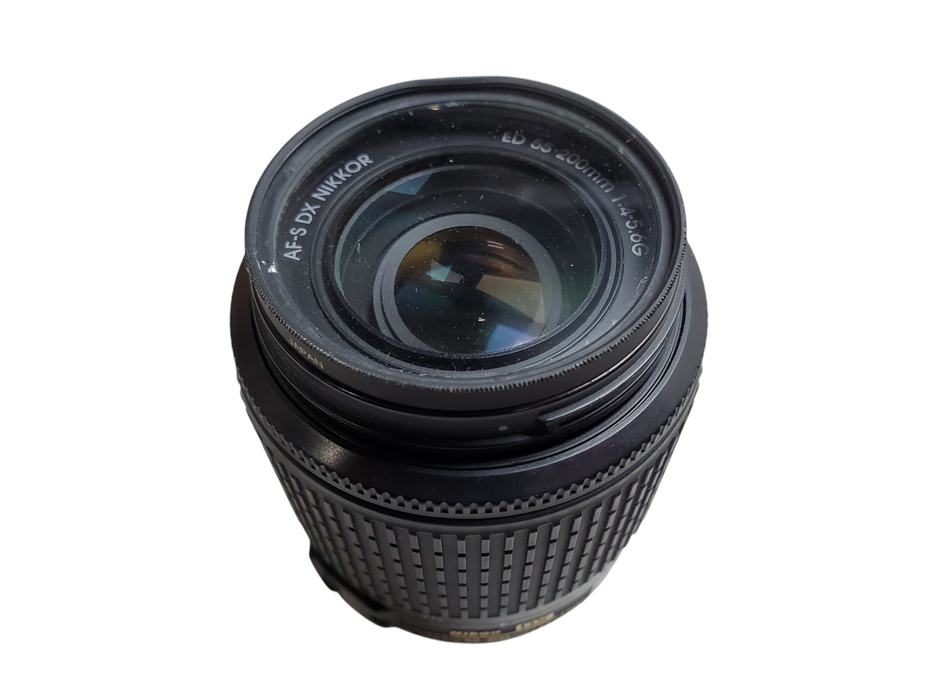 Nikon DX AF-S NIKKOR 55-200mm f/4-5.6G ED Telephoto Zoom Lens F-Mount *READ*