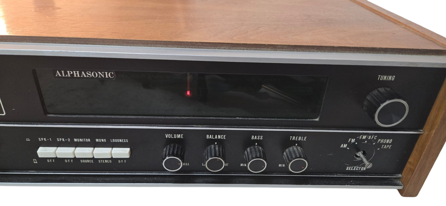 Vintage Alphasonic 9000 AM/FM/FM MPX Receiver Made in Japan | READ